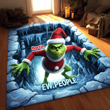 Load image into Gallery viewer, Celebrate Christmas with the Grinch – Personalized Doormat for Cartoon Lovers Doormat PopCulturePrints
