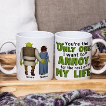 Load image into Gallery viewer, Personalized Shrek-Themed Couple Mug - Unique Romantic Valentine&#39;s Day Gifts Coffee Mug PopCulturePrints
