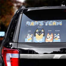 Load image into Gallery viewer, Personalized Car Sticker - Dad&#39;s Team
