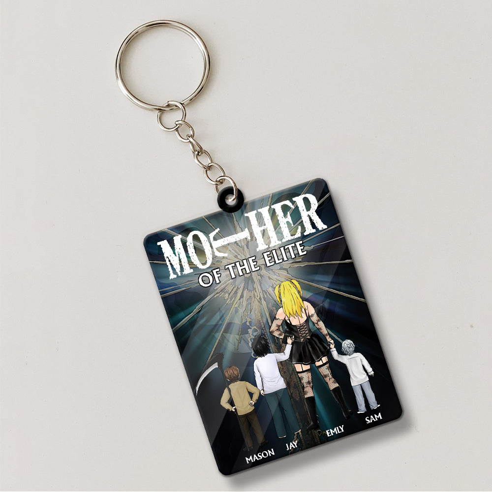 Elite Father's Day Personalized Keychain Keychains PopCulturePrints