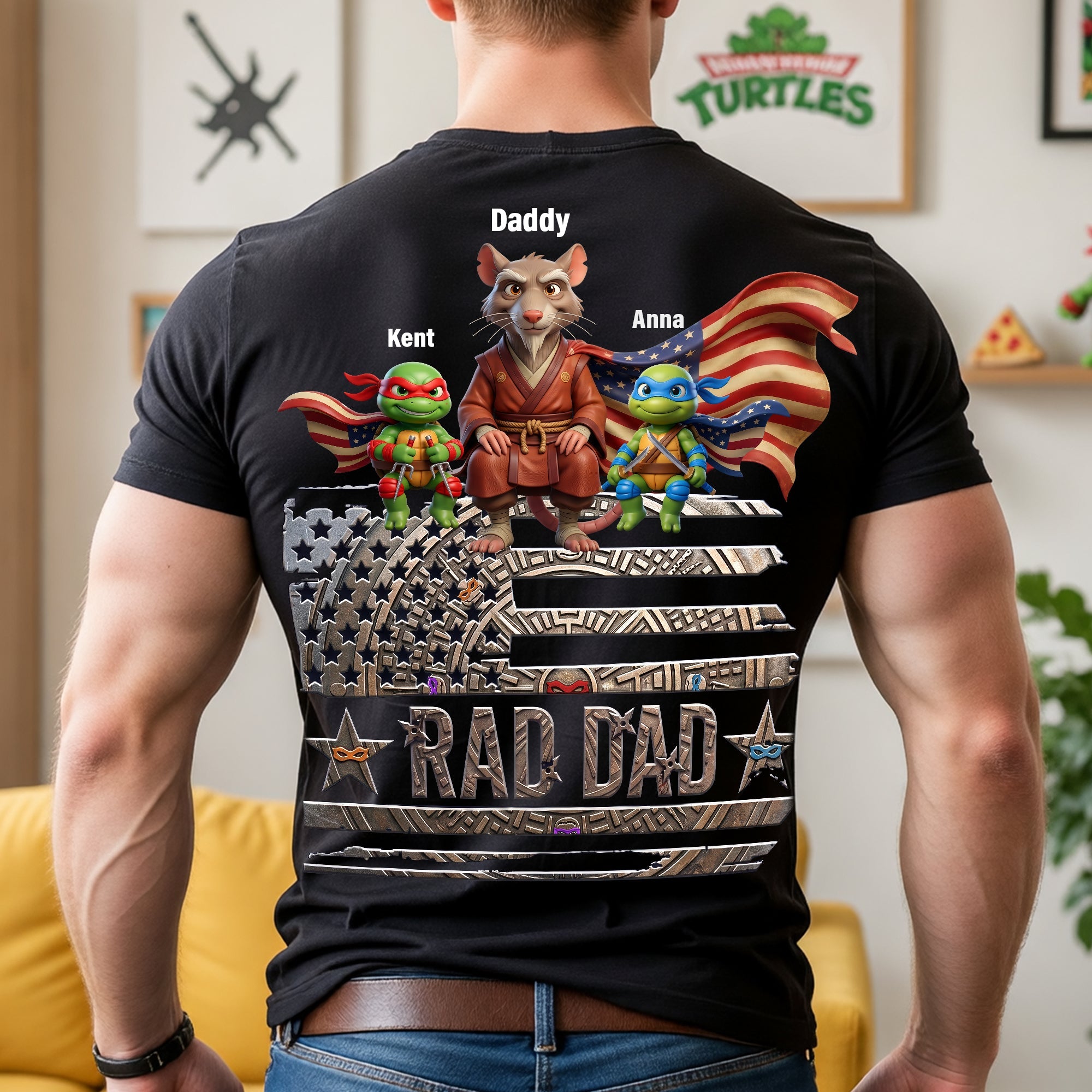 Master Dad Of Underworld Shirt - Personalized Gift for Dads and Grandpas Shirts PopCulturePrints