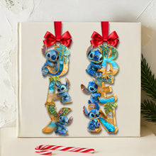 Load image into Gallery viewer, Cute Tropical Alien Ornament - Personalized Christmas Gift Ornament PopCulturePrints
