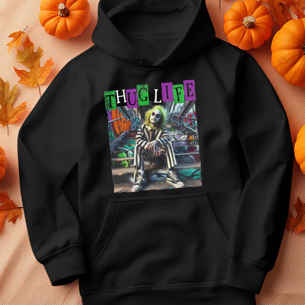 Custom Halloween Horror Thug Life Sweatshirt - Perfect Gift for Horror Fans