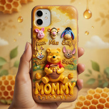 Load image into Gallery viewer, “Sweet Moments with Honey Bear” - Personalized Phone Case for Moms and Grandmas Phone Case PopCulturePrints
