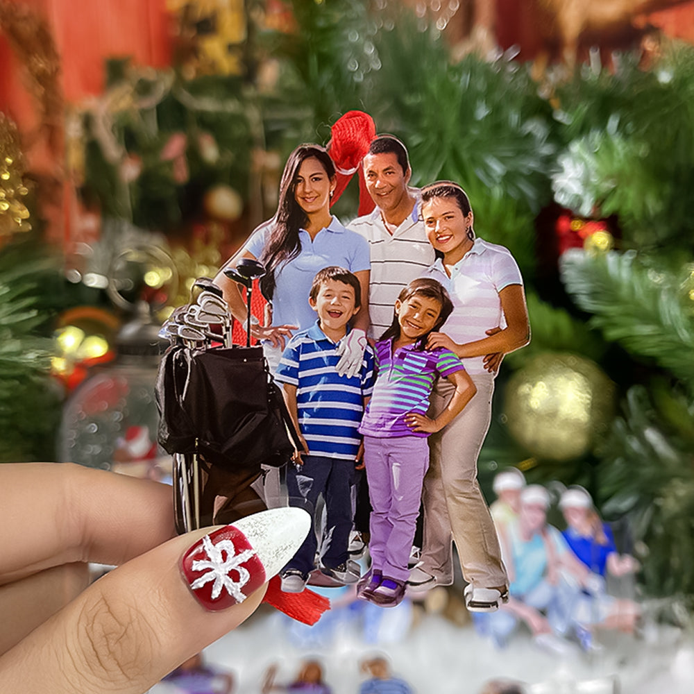 Personalized Golfers Photo Ornament Ornament PopCulturePrints