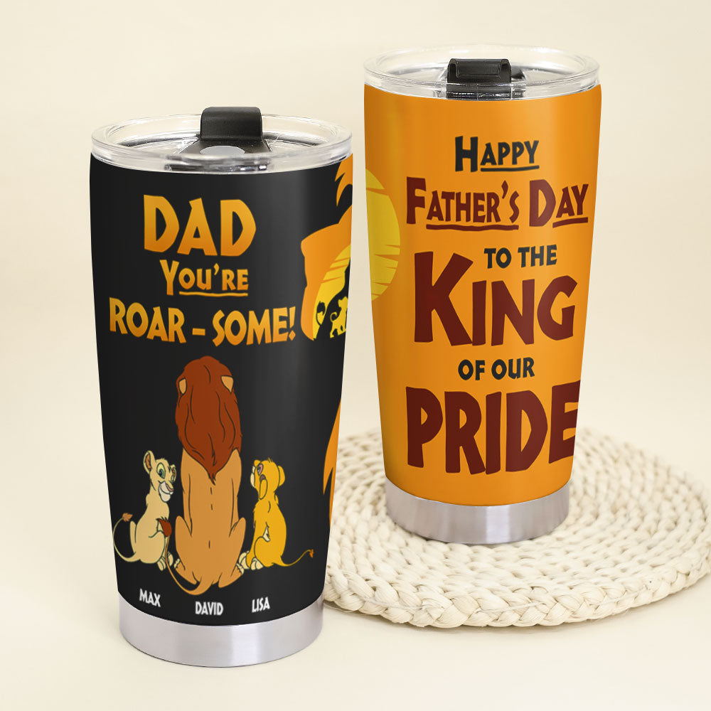 Personalized Father's Day Roarsome Tumbler