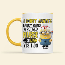 Load image into Gallery viewer, Personalized Retired Nurse Minion Mug
