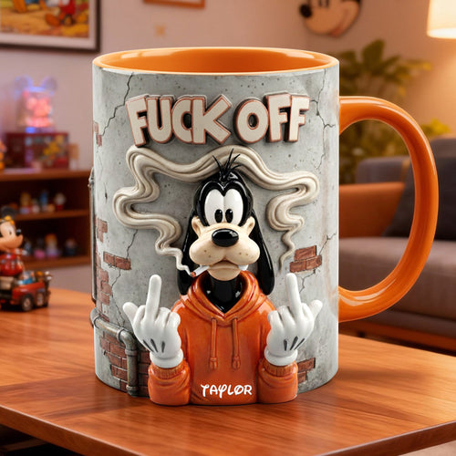 ‘Funny Attitude’ - Personalized Coffee Mug for Stoners - Unique Gift for Friends, Family, and More Coffee Mug PopCulturePrints