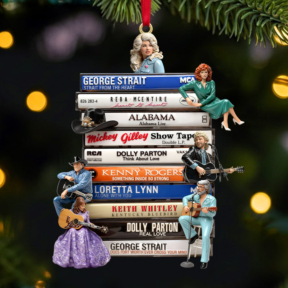 Celebrate the Legends of the 80s - Personalized 80s Folk Legends Acrylic Ornament Ornament PopCulturePrints