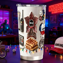Load image into Gallery viewer, "Stay Spooky with Every Sip!" - Mystery Horror Aesthetic Tumbler - Personalized Gifts for Fans Tumbler Cup PopCulturePrints

