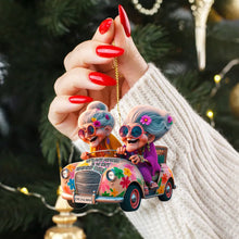 Load image into Gallery viewer, Personalized Fun Grandma Driving Ornament Ornament PopCulturePrints
