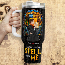 Load image into Gallery viewer, Harry Potter Inspired Personalized Couple Tumbler - &#39;You Put a Spell on Me&#39;
