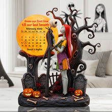 Load image into Gallery viewer, From Our First Kiss Till Our Last Breath Acrylic Plaque - Personalized Anniversary Gift for Couples Shaped Plaques PopCulturePrints
