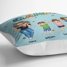 Load image into Gallery viewer, Nana&#39;s Love: Personalized Pillow for Grandma &amp; Kids Pillow PopCulturePrints
