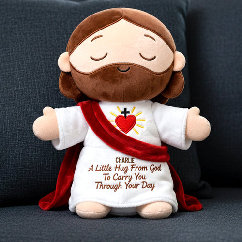 A Little Hug From God – Personalized Christian Pillow for Comfort Pillow PopCulturePrints
