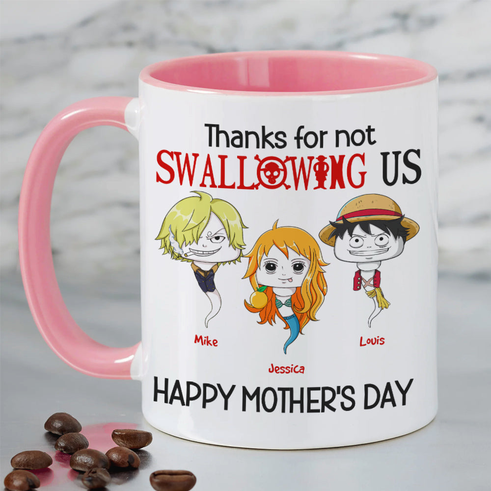 Personalized Anime Mom Coffee Mug - Funny Mother's Day Gift Coffee Mug PopCulturePrints