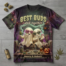 Load image into Gallery viewer, Funny Ghost Soulmates Shirt - Personalized Halloween Gifts For Couple 04toti140826 AOP Products PopCulturePrints
