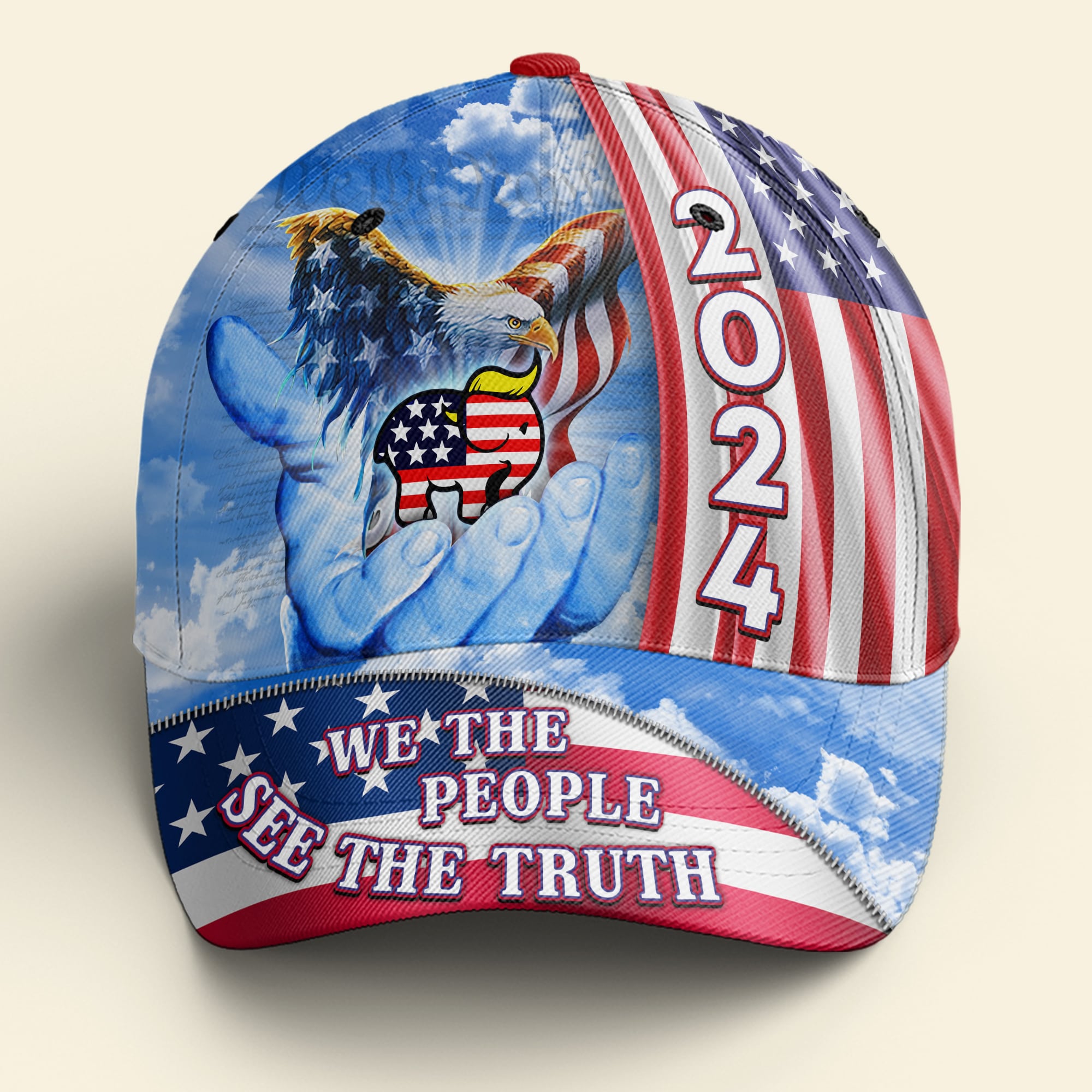 Personalized 2024 Patriotic Classic Cap