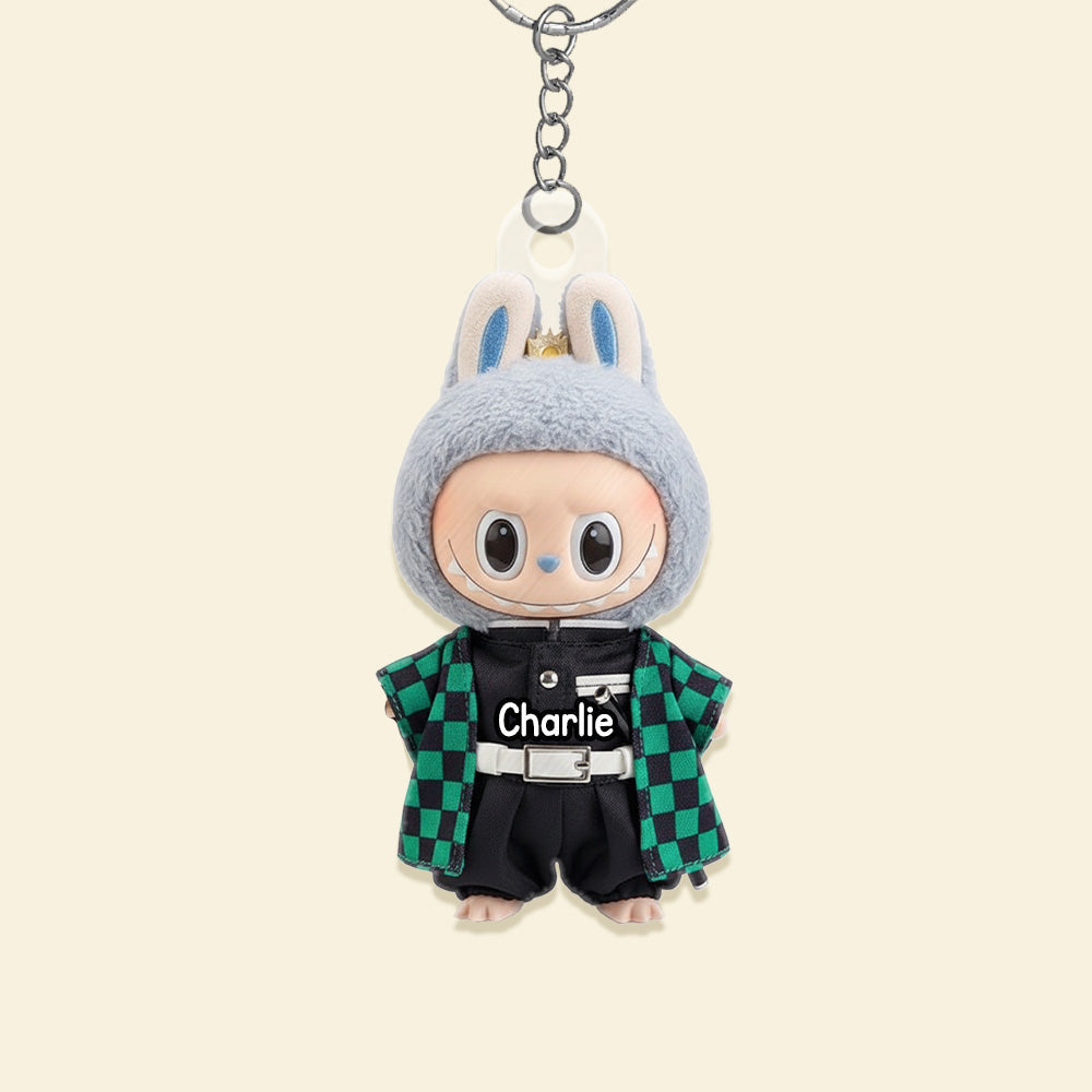 Unlock the Charm: Personalized Acrylic Keychain for Kids Keychains PopCulturePrints
