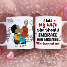 Load image into Gallery viewer, Customizable Couple Coffee Mug - Perfect Valentine&#39;s Day Gifts for Couples Coffee Mug PopCulturePrints
