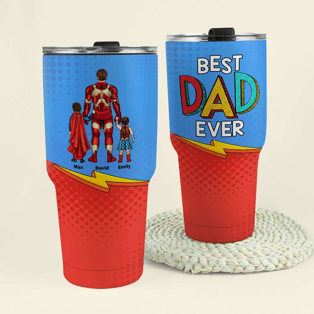 Personalized Superhero Family Tumbler Cup Tumbler Cup PopCulturePrints