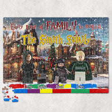 Load image into Gallery viewer, Personalized Magical Family Jigsaw Puzzle - Harry Potter Theme
