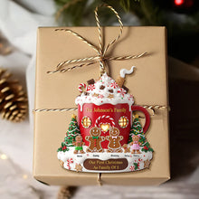 Load image into Gallery viewer, Celebrate Family Love with Our Gingerbread Family Ornament - Personalized Gift for Family Christmas Ornament PopCulturePrints
