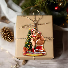 Load image into Gallery viewer, I Adore You and Love Every Part of You - Playful Fairytale Couple Ornament - Personalized Gift for Couples Ornament PopCulturePrints
