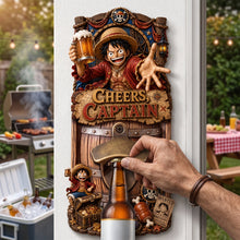 Load image into Gallery viewer, Cheers Captain Bottle Opener - Personalized Gift for Adventurous Spirits
