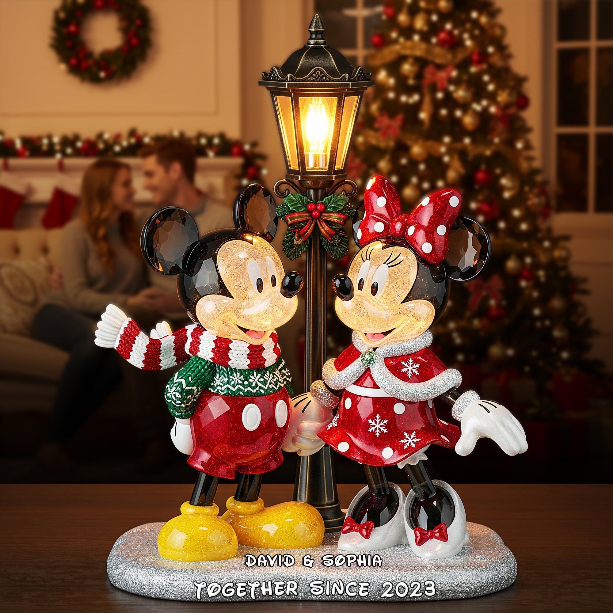 Together Forever - Personalized Light Box for Couples - Anniversary Gift Light Box PopCulturePrints