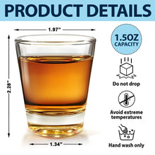 Load image into Gallery viewer, Cheers to Memories - Personalized Shot Glass - Custom Gift for Friends and Family Shot Glass PopCulturePrints
