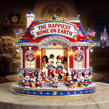Load image into Gallery viewer, The Happiest Home On Earth Acrylic Light Box - Personalized Gift for Family &amp; Friends Light Box PopCulturePrints
