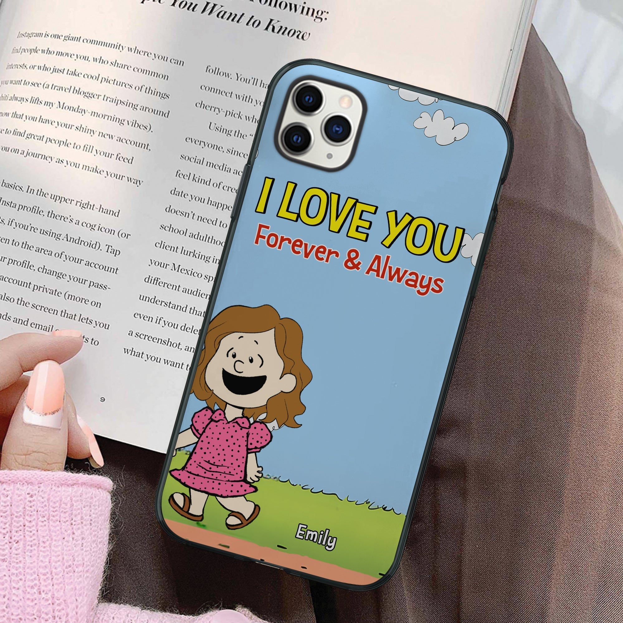 Personalized 'Missing Piece' Phone Case for Couples - Forever & Always