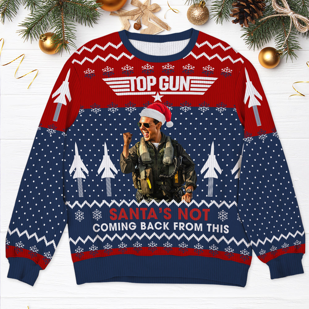 Christmas Action Movie Lovers Ugly Sweater AOP Products PopCulturePrints