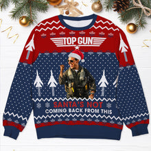 Load image into Gallery viewer, Christmas Action Movie Lovers Ugly Sweater AOP Products PopCulturePrints
