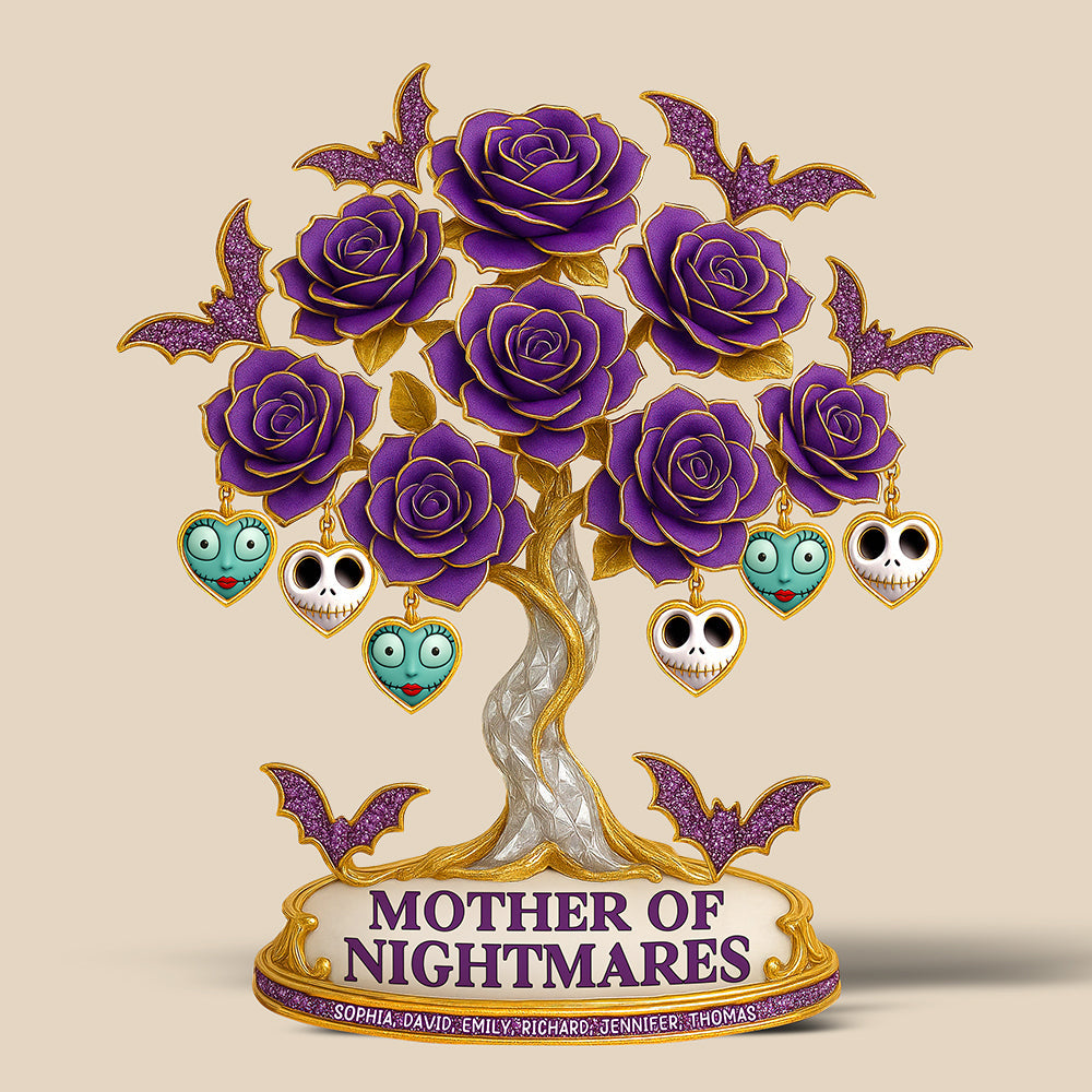 “A Flower for Every Memory” - Personalized Acrylic Plaque - Gift for Mom, Grandma, and More Shaped Plaques PopCulturePrints