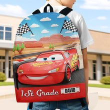 Load image into Gallery viewer, “Zoom into School with Style!” - Cute Back To School Backpack - Personalized Gifts for Kids Backpack PopCulturePrints
