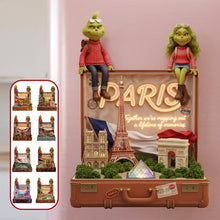 Load image into Gallery viewer, Together we’re mapping out a lifetime of memories - Personalized Couple Travelling Acrylic Fridge Magnet Fridge Magnet PopCulturePrints
