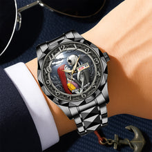 Load image into Gallery viewer, Love Never Dies - Personalized Couple Stainless Steel Watch Men's Watch PopCulturePrints
