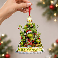 Load image into Gallery viewer, "Celebrate with the Grinch!" - Funny Christmas Tree Ornament, Personalized Gift for Everyone
