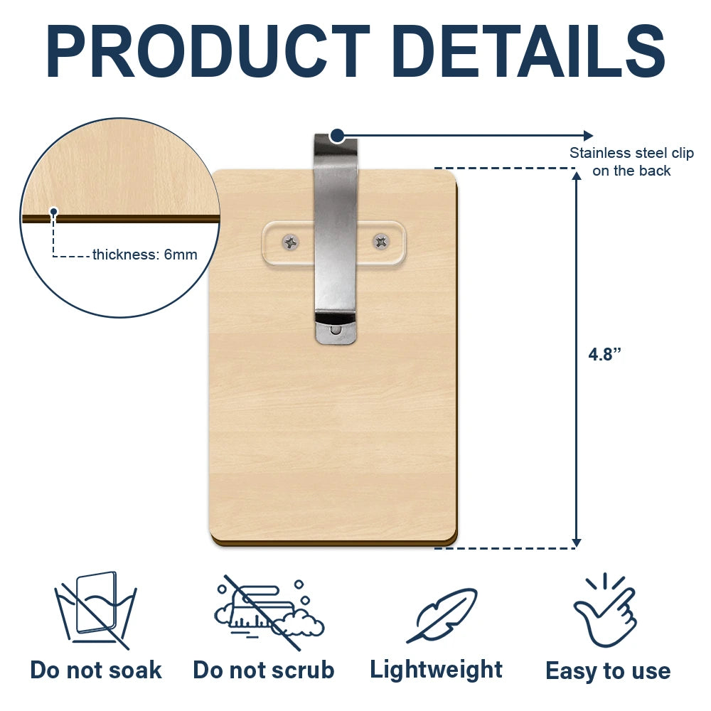 Drive Safe Dad, We Woof You - Personalized Custom Shaped Car Visor Clip for Pet Lovers Car Visor Clip PopCulturePrints