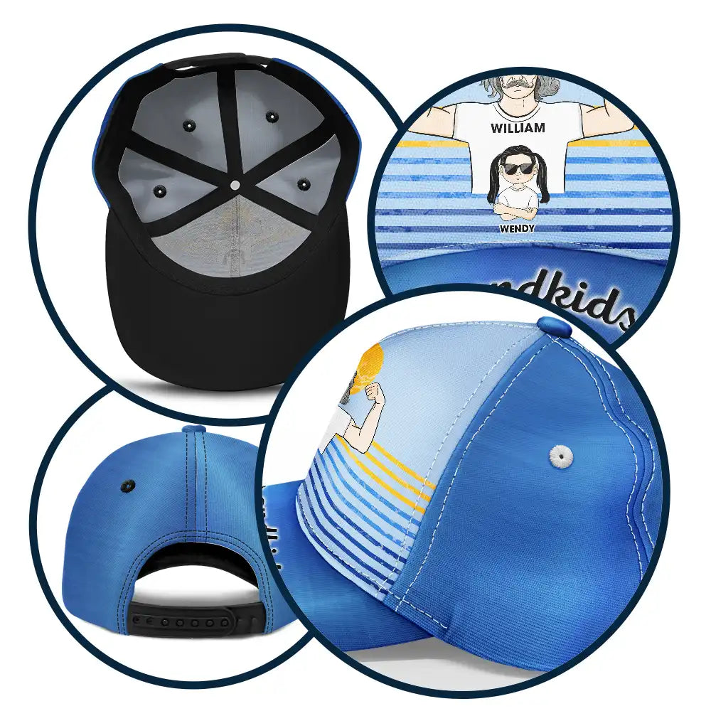 Grandkids Make Life Grand - Personalized Classic Cap Classic Cap PopCulturePrints