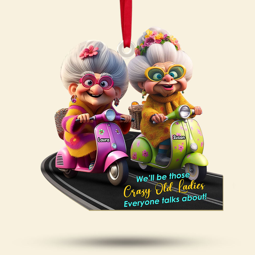 Personalized Christmas Ornament for Old Friends - Never Growing Up Ornament PopCulturePrints