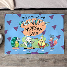 Load image into Gallery viewer, Personalized Family Modern Life Doormat Doormat PopCulturePrints
