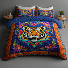 Load image into Gallery viewer, Majestic Tiger Quilt Bed Set Blanket PopCulturePrints
