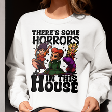 Load image into Gallery viewer, Funny &#39;Some Horrors In This House&#39; Halloween Shirt
