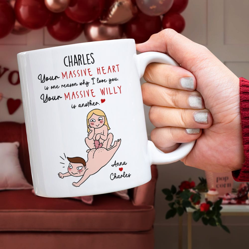 Personalized Couples Coffee Mug - A Unique Love Declaration Coffee Mug PopCulturePrints
