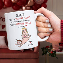 Load image into Gallery viewer, Personalized Couples Coffee Mug - A Unique Love Declaration Coffee Mug PopCulturePrints
