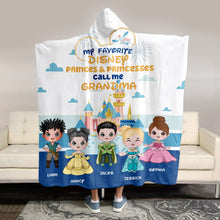 Load image into Gallery viewer, Personalized Disney-Themed Wearable Blanket for Grandma - Mother&#39;s Day Gift Blanket PopCulturePrints
