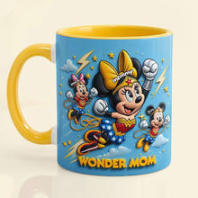 Load image into Gallery viewer, "Every Super Mom Deserves This!" - Super Mom Coffee Accent Mug - Personalized Gift for Mom, Grandma, and More Coffee Mug PopCulturePrints
